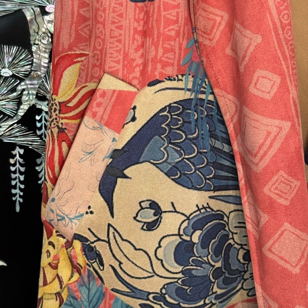 Feratelli Sleeveless Patchwork Vest Multicolor Fl… - image 5